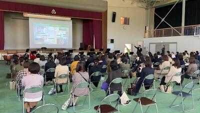 防災減災講話の様子